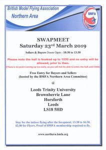 BMFA Northern Area Swapmeet 2019 @ Leeds Trinity University | Horsforth | England | United Kingdom